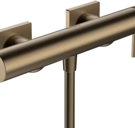 Vienos svirties dušo maišytuvas Hansgrohe Tecturis E, šlifuota bronza, 73620140
