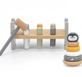 Viga 44209 Polarb Penguin Punch And Piramid Game