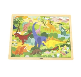 Viga 44584 Dėlionės Ant 48 Elementų Kaladėlės - Mes žinome Dinozaurus
