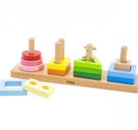 Viga 44685 Blokeliai Su Formų Rūšiuokle - Geometrinės Figūros