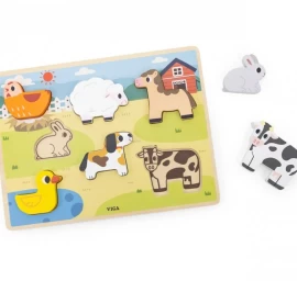 Viga 44702 Dėlionė Ant Kaladėlės Iš 7 Dalių - ūkis