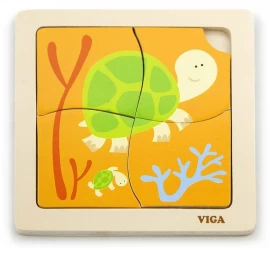 Viga 50143 Dėlionė Ant Kaladėlės - Vėžliai