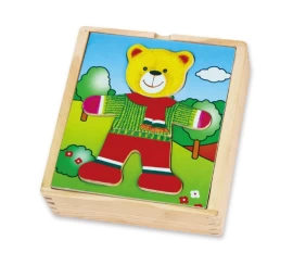 Viga 56401 Meškiuko Aprengimo Dėlionė - Berniukas