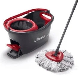 Vileda grindų valymo rinkinys , 6l, teleskopinė rankena, trikampis šluostės galva, mikropluoštas, 4023103227446