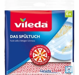 vileda Mikropluošto šluostė, 6 Pakuotės (vokietijos Produktas)