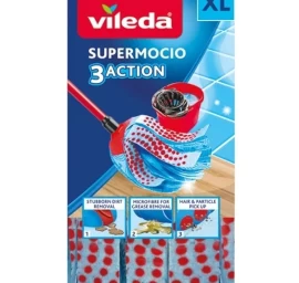 vileda, šluostės Užpildas, supermocio 3 Action, 1 Vnt.