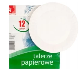 Viola, Vienkartinės Popierinės Lėkštės, 12 Vnt.