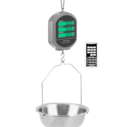 Viršutinės Kablinės Svarstyklės Kainoms Skaičiuoti Su Svėrimo Lėkštele + Nuotolinio Valdymo Pultas 0,1-30 Kg / 5 G