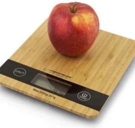 Virtuvės Svarstyklės Esperanza Bambo Eks005 (maks. 5000 G / Rudos Spalvos )