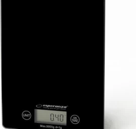 Virtuvės Svarstyklės Esperanza Eks002k (maks. 5000 G / Juodos Spalvos )