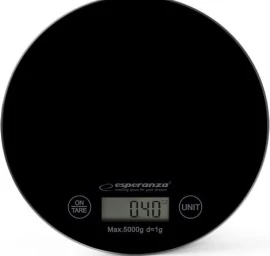 Virtuvinės Svarstyklės Esperanza Mango Eks003k (max. 5000g / Juodos Spalvos )