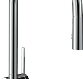 Virtuvinis maišytuvas HANSGROHE Talis M54 210, 2jet, su ištraukiamu dušeliu ir sBox, chromas, 72801000