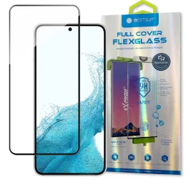Viso Ekrano Grūdinto Stiklo Plėvelė Su Rėmeliu samsung Galaxy S22 Skaidri
