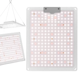 Viso Spektro Augalų Augimo Lempa 30 X 24 Cm 234 Led 110 W Sidabrinė