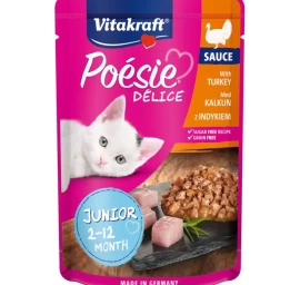 VITAKRAFT POESIE DELICE JUNIOR šlapias kačių maistas, kalakutiena, 85 g