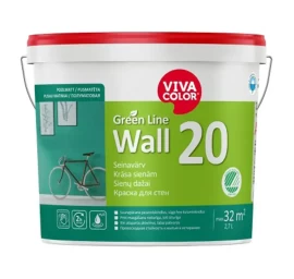Vivacolor Green Line Wall 20 Sienų dažai pusiau matiniai - C - Pusiau matinis - 11.7 L
