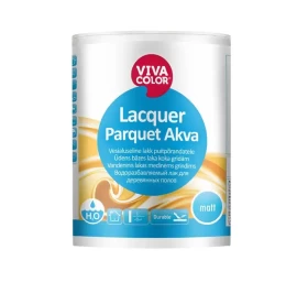 Vivacolor Lacquer Parquet Aqua matinis lakas medinėms grindims - 1 L