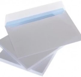 Vokai C5 162x229 mm su nuplėšiama juostele, balti, 50 vnt.