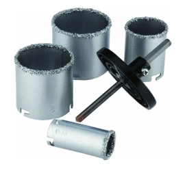 Volframinių gręžimo karūnų rinkinys | 33-53-67-73 mm | 6vnt. (V3910)