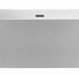 Vonia Braider RESTIA SLIM glaudžiama prie sienos 1600*750 mm balta su chromuotu sifonu