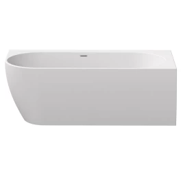 Vonia RAVAK Freedom Corner dešininė, 170x80cm balta sp. ir baltos sp. nutekėjimas