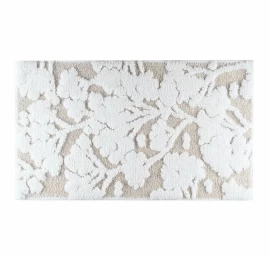Vonios grindų kilimėlis Eden natural/white 60x100 cm