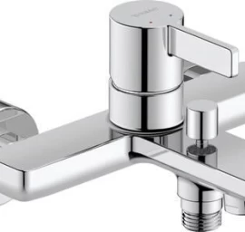 Vonios maišytuvas Duravit D-Neo Exposed, chromo, DE5230000010
