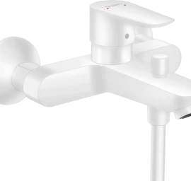 Vonios maišytuvas Hansgrohe Talis E, balta matinė, 71740700