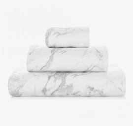 Vonios rankšluostis MABEL 50X100cm, Silver/White, 1005141010001