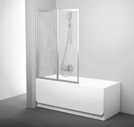 Vonios sienelė Ravak VS2 105, satin+plastikas Rain, 796M0U0041