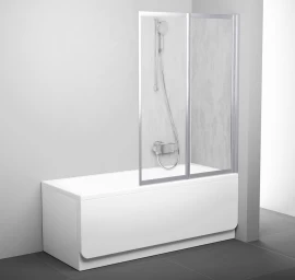 Vonios sienelė RAVAK VS2, 105x140cm satinas ir plastikas Rain