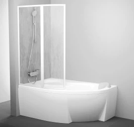 Vonios sienelė Ravak VSK2 ROSA 160 L Rain 76L9010041