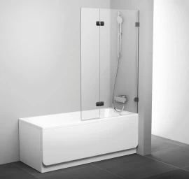 Vonios sienelės BVS2-100 R chromas+stiklas Transparent 7UPA0A00Z1