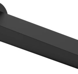 Vonios snapas HANSGROHE Rebris S, 20 cm, matinis juodas, 72430670