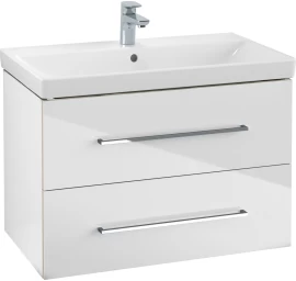 Vonios spintelė be praustuvo Villeroy &amp; Boch Avento 76x52 cm, balta, A89100B4