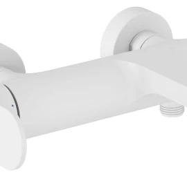 Vonios/dušo sieninis maišytuvas Ravak Eleganta, balta matinė, X070256