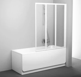 VS3 115 balta+stiklas Transparent