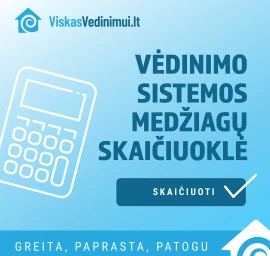 Vėdinimo sistemos SKAIČIUOKLĖ