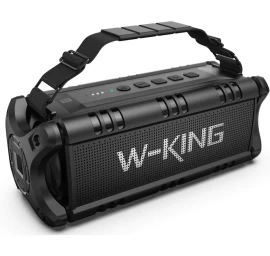 W-King D8 nešiojama Bluetooth kolonėlė 50W - 8000mAh (juoda)