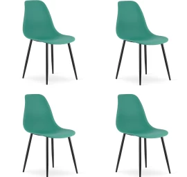 Wat Kėdė žalia / Juodos Kojos X 4