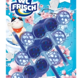 Wc Frisch Klozetų Valiklis, Vyšnių žiedų Kvapo, 3 X 50 G (vokietijos Produktas)