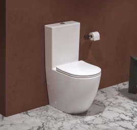WC Optima RimOff Kombi set, baltas