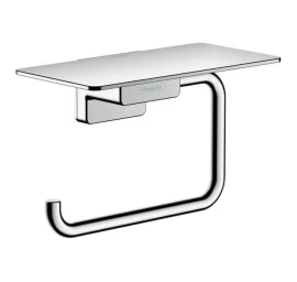 WC pop. laikiklis su lentynėle Hansgrohe AddStoris, chromas 41772000
