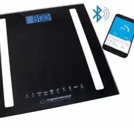 Weighing scale with bluetooth function Esperanza EBS016K (black color)