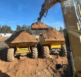 Land removal from the area.