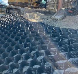 Reinforcement of the slope