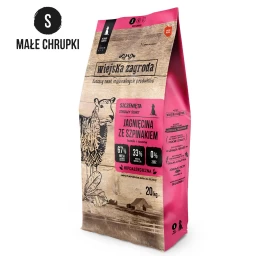 WIEJSKA ZAGRODA Lamb with Spinach dry puppy food 20kg