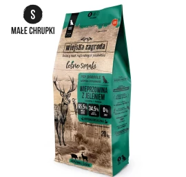 WIEJSKA ZAGRODA Pork with Venison S dry dog food 20kg