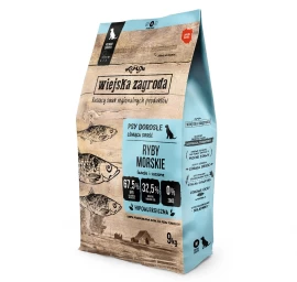 WIEJSKA ZAGRODA Sea Fish Crunchy M - Dry Food for Dogs - 9 kg