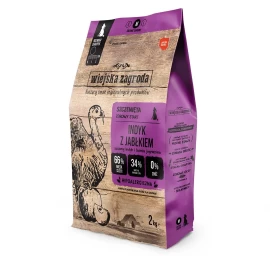 WIEJSKA ZAGRODA Turkey with apple M Puppy - dry dog food - 9kg